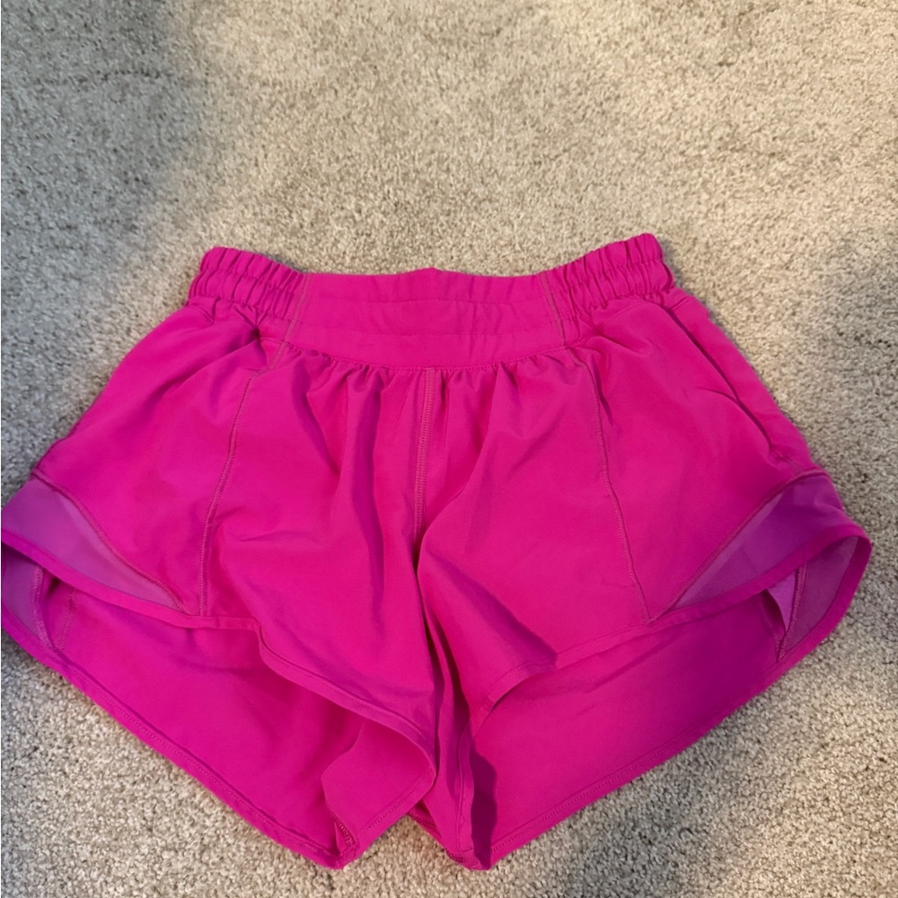 Lululemon Athletica Pink Athletic Shorts Lightweight Running Design